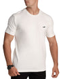 Slim Fit Crew Neck T-Shirt-Snow White