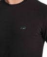 Slim Fit Crew Neck T-Shirt-Black