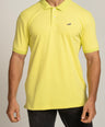 Crocodile Mens Slim Fit Polo HS T-Shirt Shadow Lime