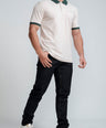 Crocodile - Slim Fit - Polo - HS T - Shirt Brown - Doeskin
