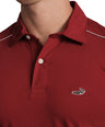 Polo T-Shirt-Ruby Wine
