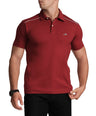 Polo T-Shirt-Ruby Wine