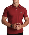 Polo T-Shirt-Ruby Wine