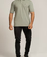 Crocodile Mens Supima Polo T Shirt Regular Fit Green - Tuff Green