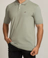 Crocodile Mens Supima Polo T Shirt Regular Fit Green - Tuff Green