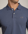 Crocodile Polo T-Shirts Blue - Wedgewood