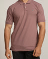 Crocodile Polo T-Shirts Purple - Wistful Mauve