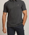 Crocodile Slim Fit Polo T Shirt Black Inck