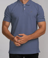Crocodile Pima Polo Slim Fit HS T-Shirt Blue China