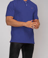 Crocodile Pima Polo Slim Fit HS T-Shirt Blue Spectrum