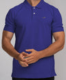 Crocodile Pima Polo Slim Fit HS T-Shirt Blue Spectrum