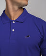 Crocodile Pima Polo Slim Fit HS T-Shirt Blue Spectrum