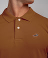 Crocodile Pima Polo Slim Fit HS T-Shirt Butter Nut