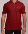 Crocodile Pima Polo Slim Fit HS T-Shirt Biking Red