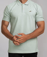 Crocodile Pima Polo Slim Fit HS T-Shirt Grayed Jade
