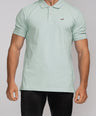 Crocodile Pima Polo Slim Fit HS T-Shirt Grayed Jade
