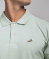 Crocodile Pima Polo Slim Fit HS T-Shirt Grayed Jade