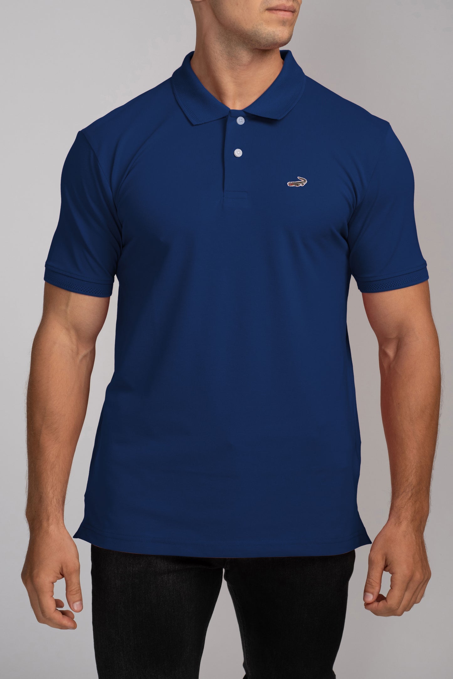 Crocodile Pima Polo Slim Fit HS T-Shirt True Navy