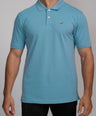 Crocodile Pima Polo Slim Fit HS T-Shirt Turkish Tile