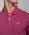 Crocodile Pima Polo Slim Fit HS T-Shirt Boysenberry Purple