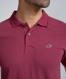 Crocodile Slim Fit Pima Cotton Ruby Wine