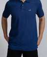 Crocodile Slim Fit Pima Cotton True Blue