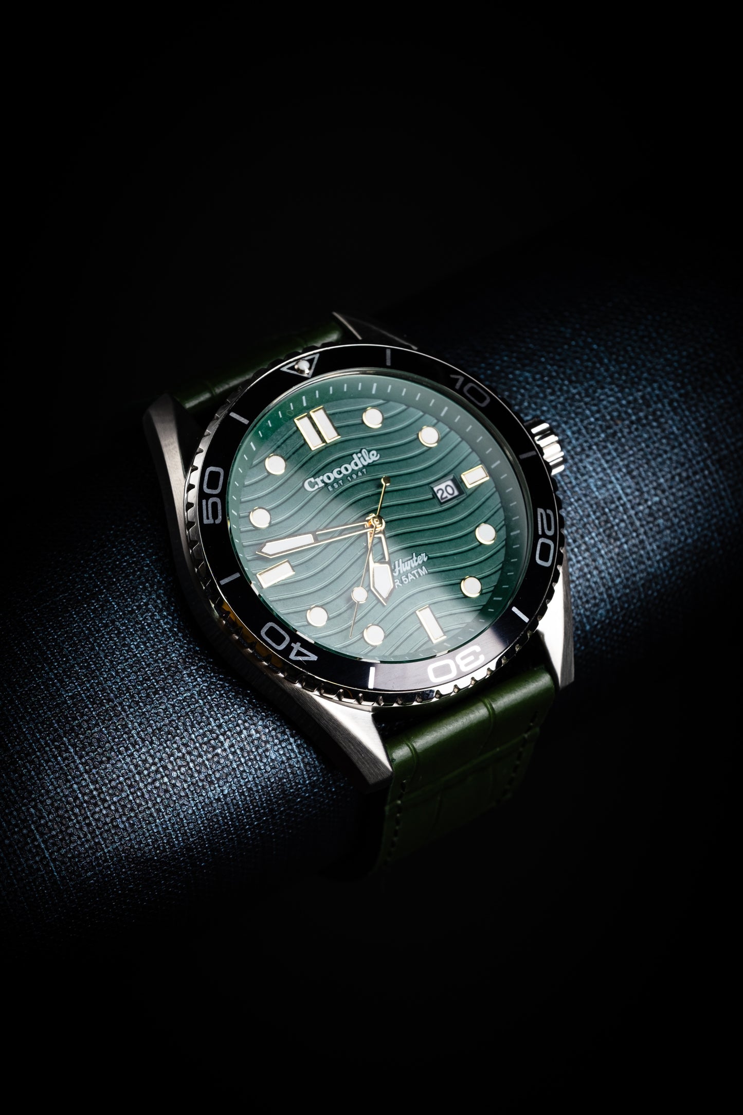 Dress Watch With Green Dial