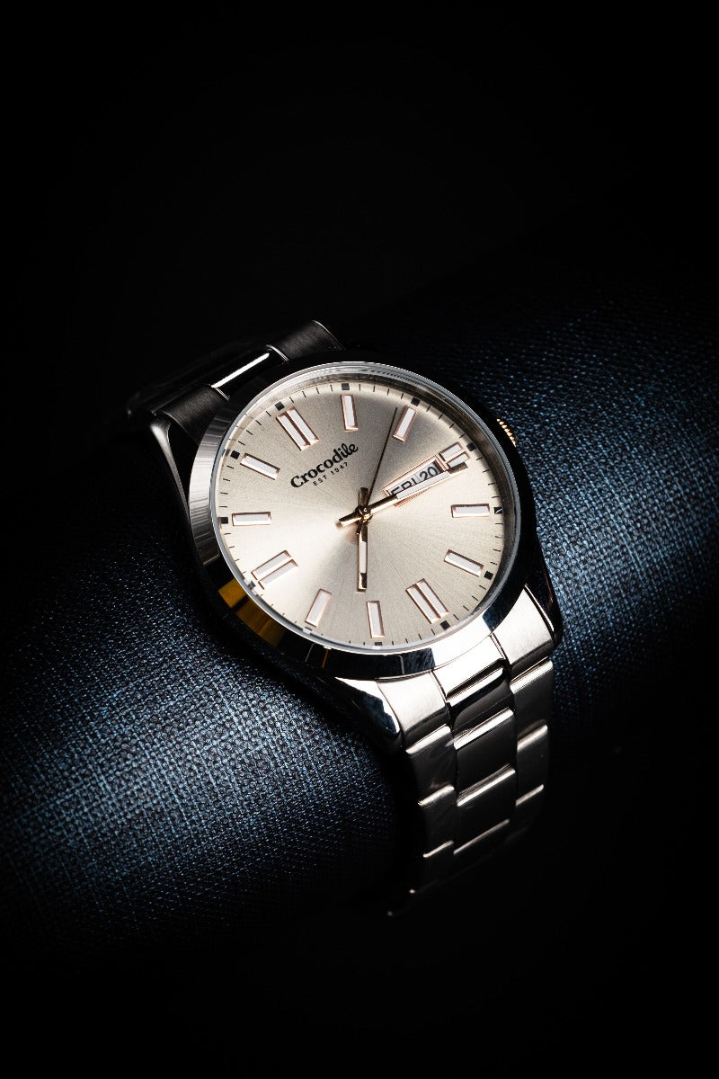 Dress Watch With Silver Dial