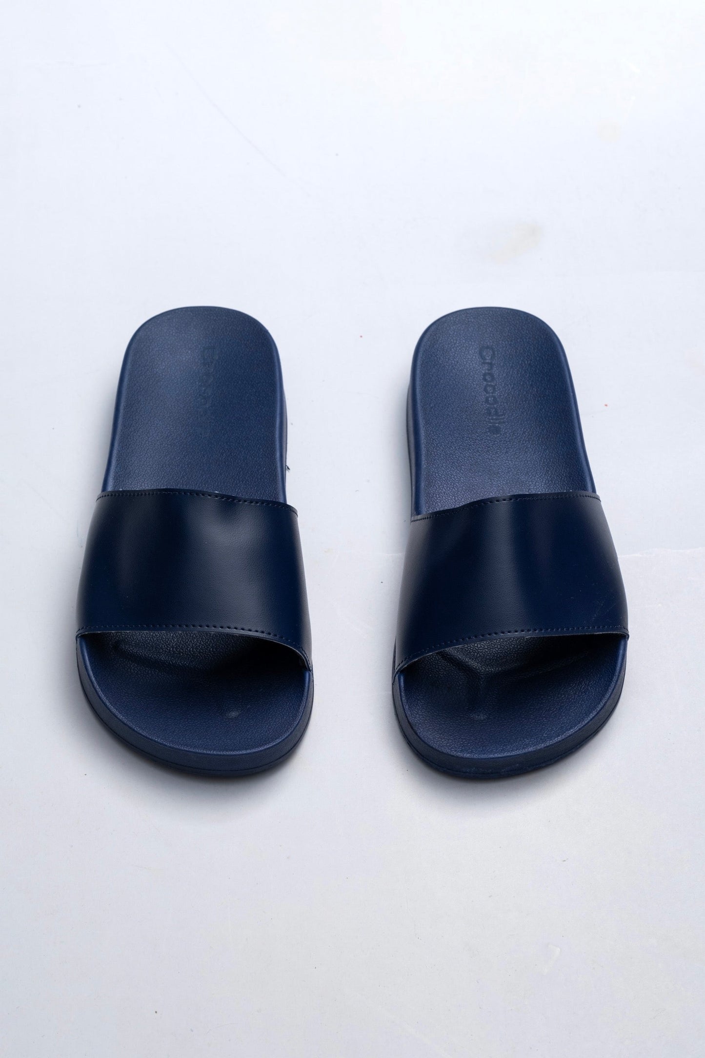 Crocodile Navy Sliders