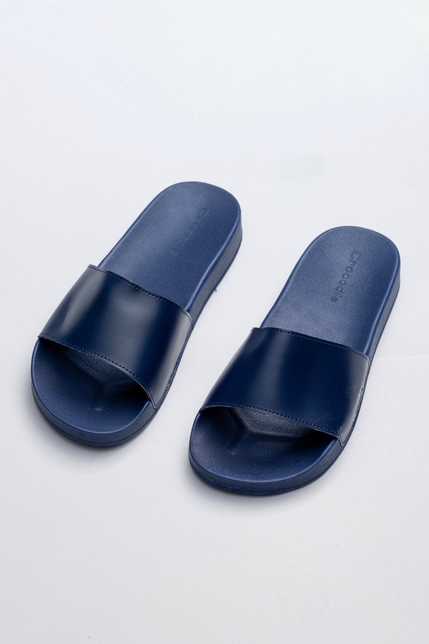 Crocodile Navy Sliders