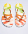 Crocodile Printed Flip Flop-White
