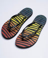 Crocodile Printed Flip Flop-Black