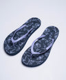 Crocodile Printed Flip Flop-Dark Blue