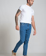 Slim Fit -Casual Denim - Royal