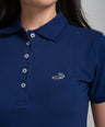 Casual Polo-Medieval Blue-Slim Fit