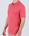 Crocodile Pima Polo Slim-Apricot Orange