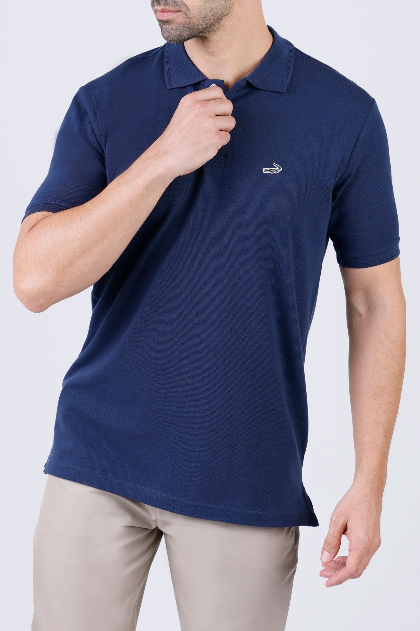 Crocodile Men Pima Polo Regular HS-Astral Aura