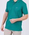 Crocodile Men Pima Polo Regular HS-Green Storm