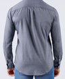 Crocodile Men Casual Plain Slim Fit Shirt - Raven