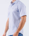 Crocodile Men Casual Checks Slim Fit Shirt - Estate Blue