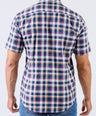Crocodile Men Casual Checks Slim Fit Shirt - Verdant Green