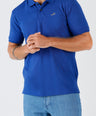 Crocodile Slim Fit Pima Cotton Blue - Insignia Blue