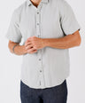 Crocodile Casual Fit HS Linen Shirt Green