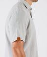 Crocodile Casual Fit HS Linen Shirt Green