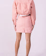 Crocodile Ladies Denim Jacket Fs Orange - Shell Coral