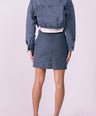 Crocodile Ladies Denim Jacket Fs Jet Set