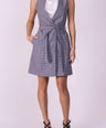 Crocodile Ladies Dress - Charcoal