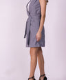 Crocodile Ladies Dress - Charcoal
