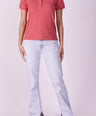 Crocodile Ladies - Polo T-Shirt Apricot Orange