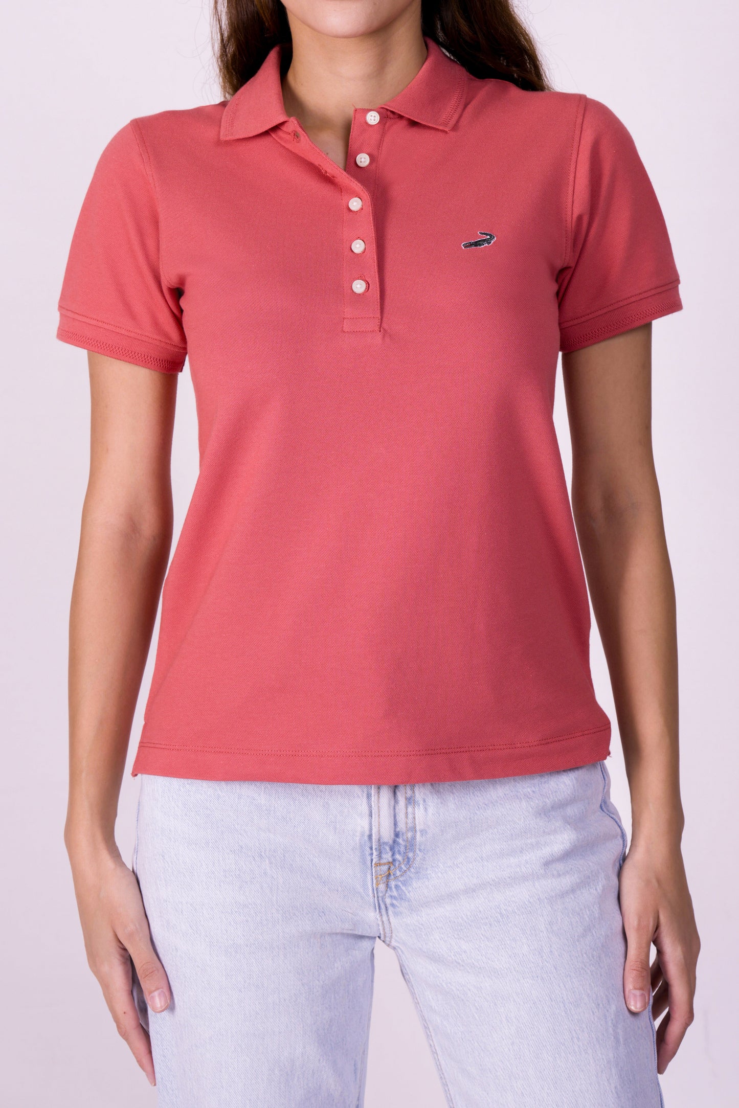 Crocodile Ladies - Polo T-Shirt Apricot Orange